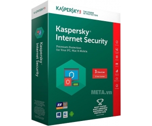 Phần mềm diệt Virus Kaspersky Internet Security 3 máy tính
